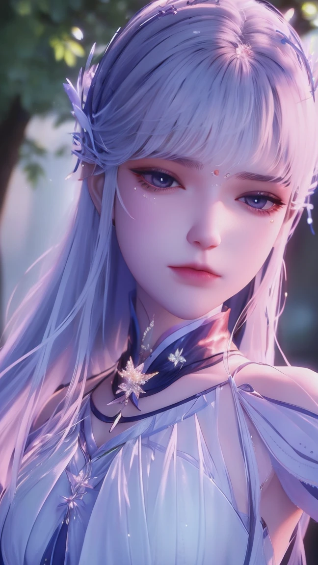 (best quality,ultra-detailed,photorealistic:1.37),vivid colors,studio lighting,beautiful detailed eyes,beautiful detailed lips,extremely detailed eyes and face,long eyelashes,portraits, white hair,confident expression,feminine,standing in a garden,soft sunlight, scenery,flower blossoms,peaceful atmosphere,artistic touch,textured brushstrokes,subtle color variations,brilliant white highlights,delicate movements,graceful pose,slight breeze,rustling leaves,sophisticated style,professional artwork,female beauty.
