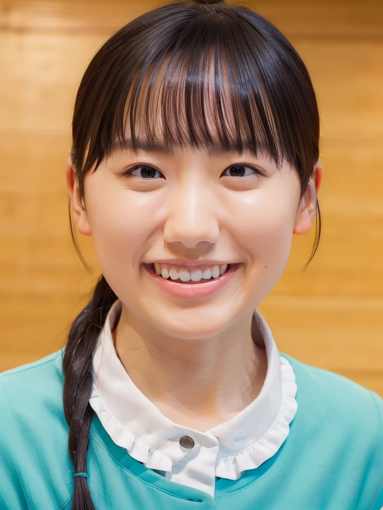 (ung Eurasian Woman, Early 20s, At the aquarium, (((Full Body Lesbian))), ((女子高等学校of制服)), short_Bob_hair_ponytail, Dimples, Friendly & A kind smile, I chipped a tooth, リアルな肌of質感, Healthy body shape, Hyperrealism, Realistic, Beautiful attention to detail, High Contrast, Ultra HD, 最高of画質, Fine details, 非常に細心of注意を払って, masterpiece, of_cowboy_shot, Bokeh Background, Serene atmosphere, Cyan Light)