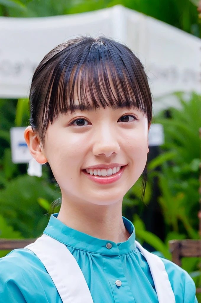 (ung Eurasian Woman, Early 20s, At the aquarium, (((Full Body Lesbian))), ((女子高等学校of)), short_Bob_hair_ponytail, Dimples, Friendly & A kind smile, I chipped a tooth, リアルな肌of質感, Healthy body shape, Hyperrealism, Realistic, Beautiful attention to detail, High Contrast, Ultra HD, 最高of画質, Fine details, 非常に細心of注意を払って, masterpiece, of_cowboy_shot, Bokeh Background, Serene atmosphere, Cyan Light)