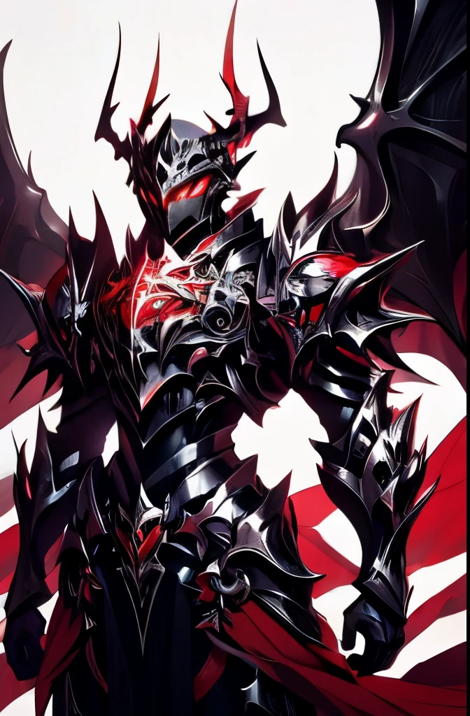 Male demon with large armor and black wings