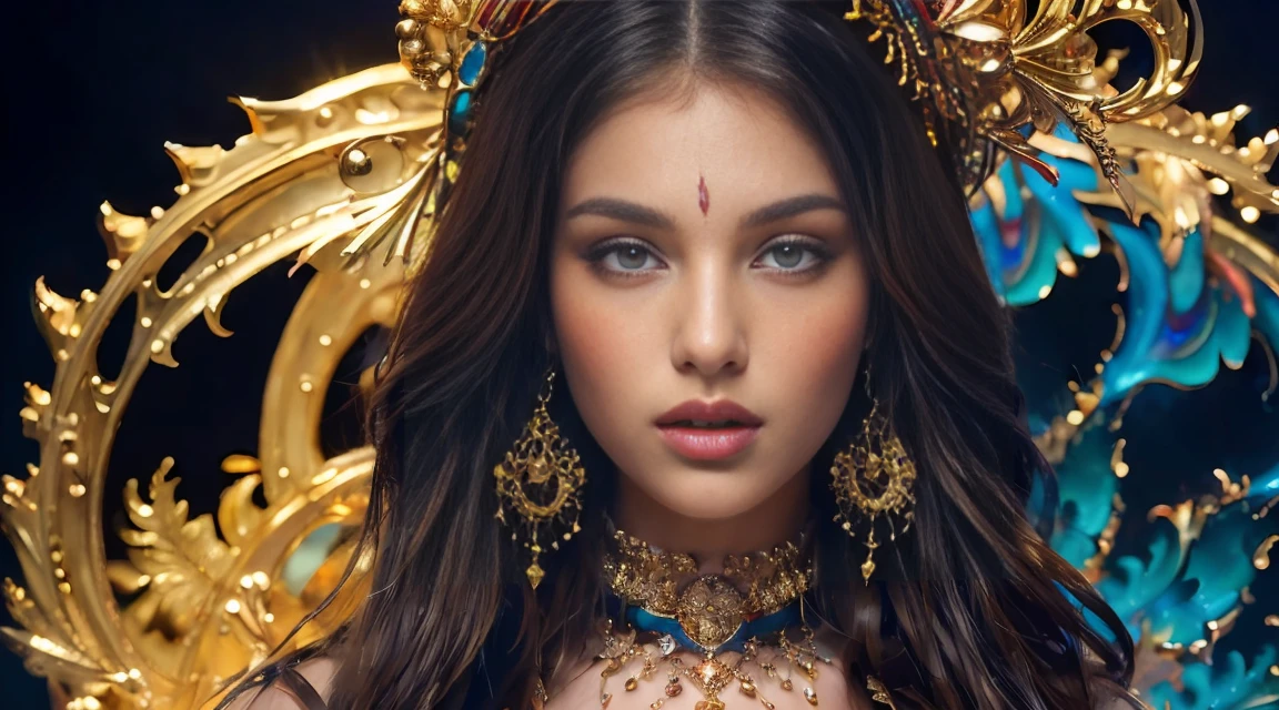 (masterpiece, top quality, Best quality, official art, beautiful and aesthetically pleasing:1.2), (1 girl), extremely detailed,(fractal art:1.3),colorful,as detailed as possible