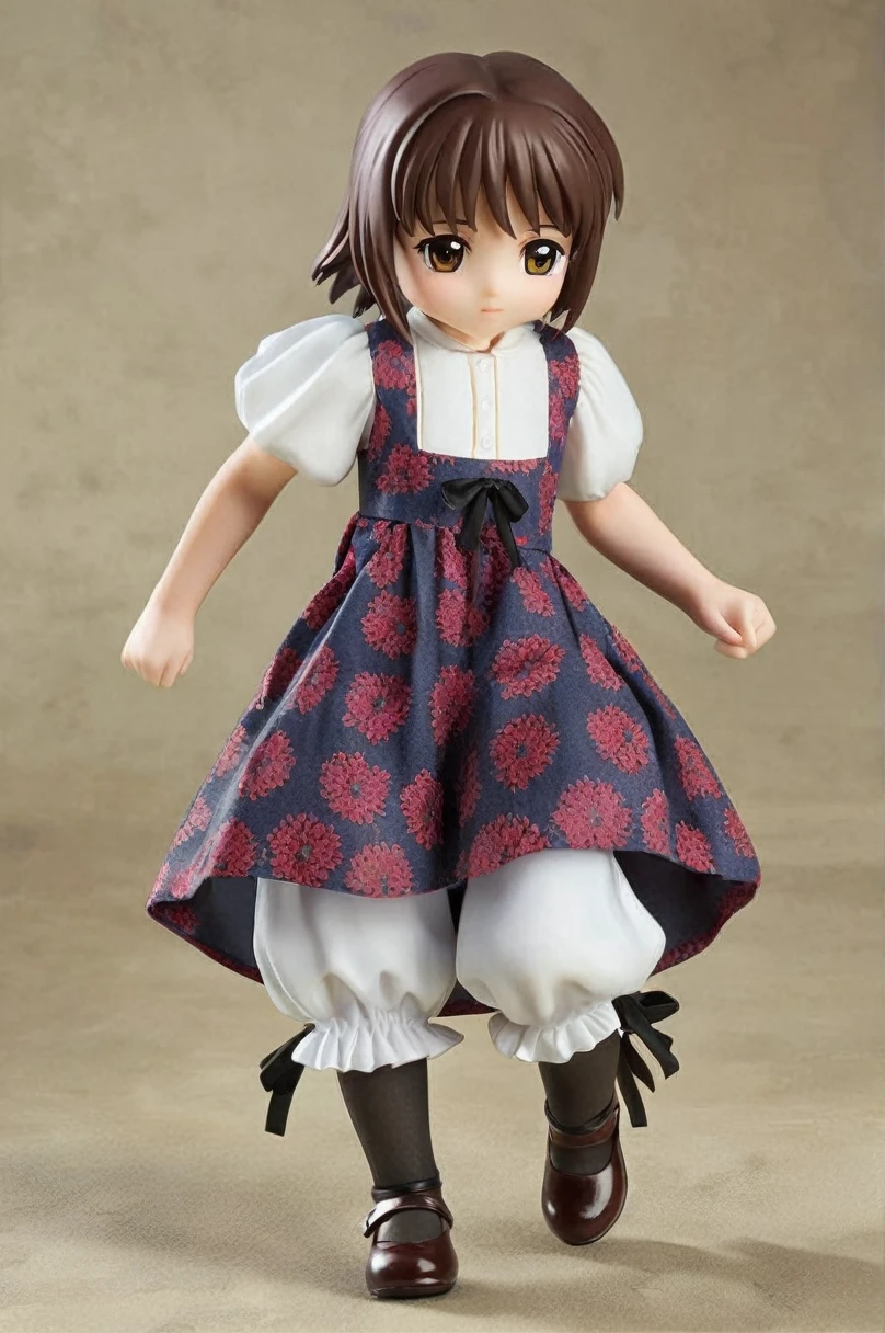 10 year old girl underwear, Sakura Kinomoto、Realistic bloomers made from patterned cotton fabric, Medieval one-piece dress with panniers, Fabric Realism, Low - Angle, I see bloomers, Pull up the dress by hand, Strong winds, Translucent slip, Translucent slip, tights, Highest quality,  whole body