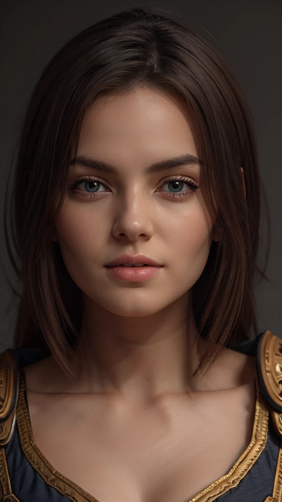 Bust Shot、Mountain,Lean back,, Hex Armor,One girl,(Dark orange armor:1.3),, Very detailed,Very delicate and beautiful,(Exquisite color blocks),masterpiece,Highest quality,Unreal Engine 5 Renders,Movie Light,Cinema Lenses,Movie special effects,Detailed explanation,High resolution,超High resolution,8k,CG wallpaper,