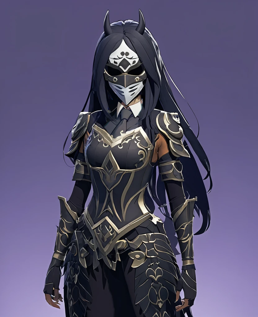 Add her a tie that looks good with her outfit