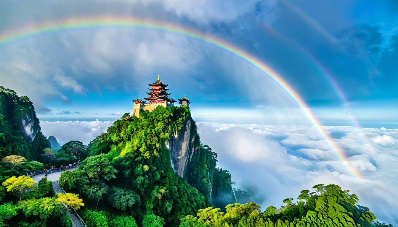 middle of an ocean,There is a mysterious island surrounded by clouds and mist,It exists only in legends and is full of mystery。Only those who are pure and sincere in heart can find this island。It has a dense primeval forest,trees towering into the sky,The tree crown seems to touch the starry sky。In the center of the island,There is a towering mountain range,The mountain tops are always shrouded in clouds and mist。Birds with wings like rainbows,There is something called「fantasy flower」plant,It is said that its petals can bring people into beautiful dreams.。There is an ancient stone tower,called「Star Tower」。in the Legends,Only on full moon nights,The star pattern on the top of the tower emits a mysterious light,Guide those who come looking for answers。is full of mystery、A place with romantic and fantasy elements。