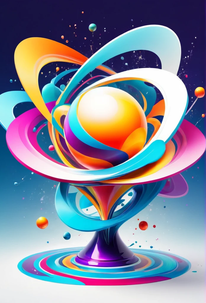 Stylish logo design of Atom
atmosphere atmosphere, atmosphere (surrounding the earth),
the air (as in a particular place),
atmosphere
an atmosphere, mood, or mood created by a work of art
The atmosphere, the air.
indispensable thing
atom=atom is the smallest unit of an element (substance) that cannot be divided by chemical means.
Design close-up with numbers on it, performance art, octane 8, white, adbi illustrator art, cinema 4d colorful rendering, official art, colorful vector art, archnair, colorful digital art , official illustration , colorful swirl paint , promotional art , performance trend hd