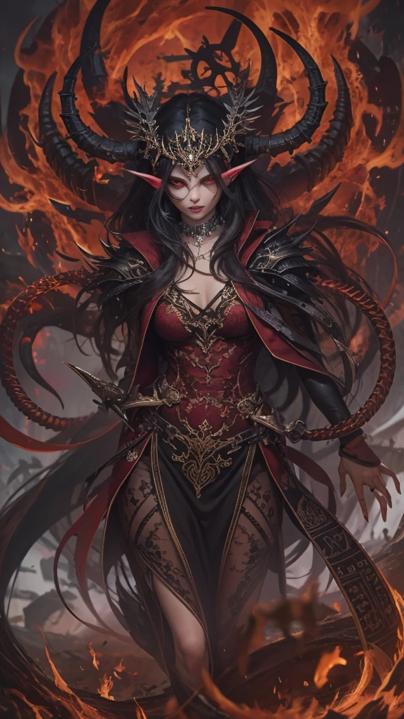 A demon of lust addiction and rage,
