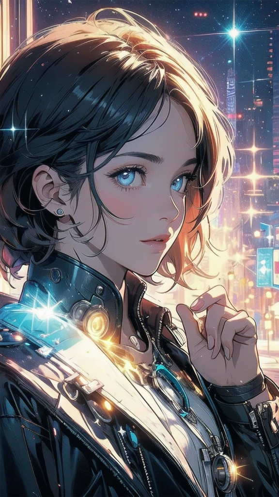 (((masterpiece, highest quality))),(((solo:1.2))),(((1girl:1.2))),(((32k wallpaper))),(very detailed, vintage science fiction),((((((cinematic movie poster)))))),(((abstract))),(mid century modern),movie poster,(((((portfolio))))),(((((((Close-up))))))),,((((more various angle)))),(((((ultimate highlight))))),Vast landscape,((((complete. detailed face)))),(((((Extremely talented))))),(((most complicated machine))),(((text))),(((typography))),(((((best complicated machine))))),(((((genius mechanic))))),(((((gorgeous light leak))))),(((sparkling eyes)))