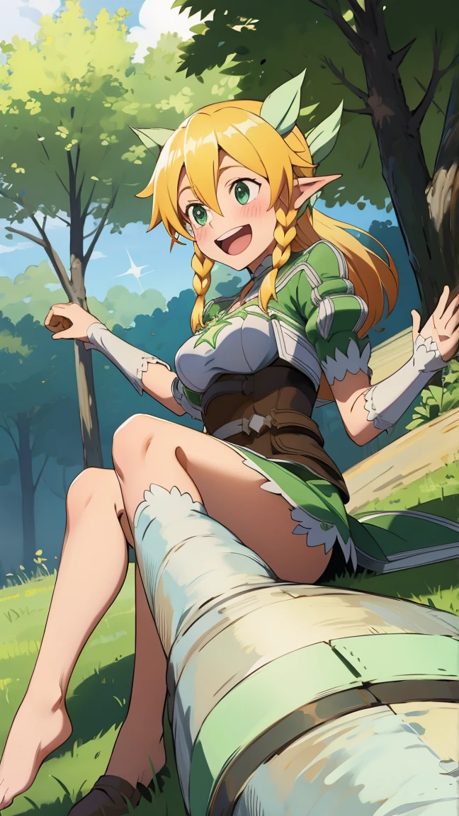 Leafa laught tickling 