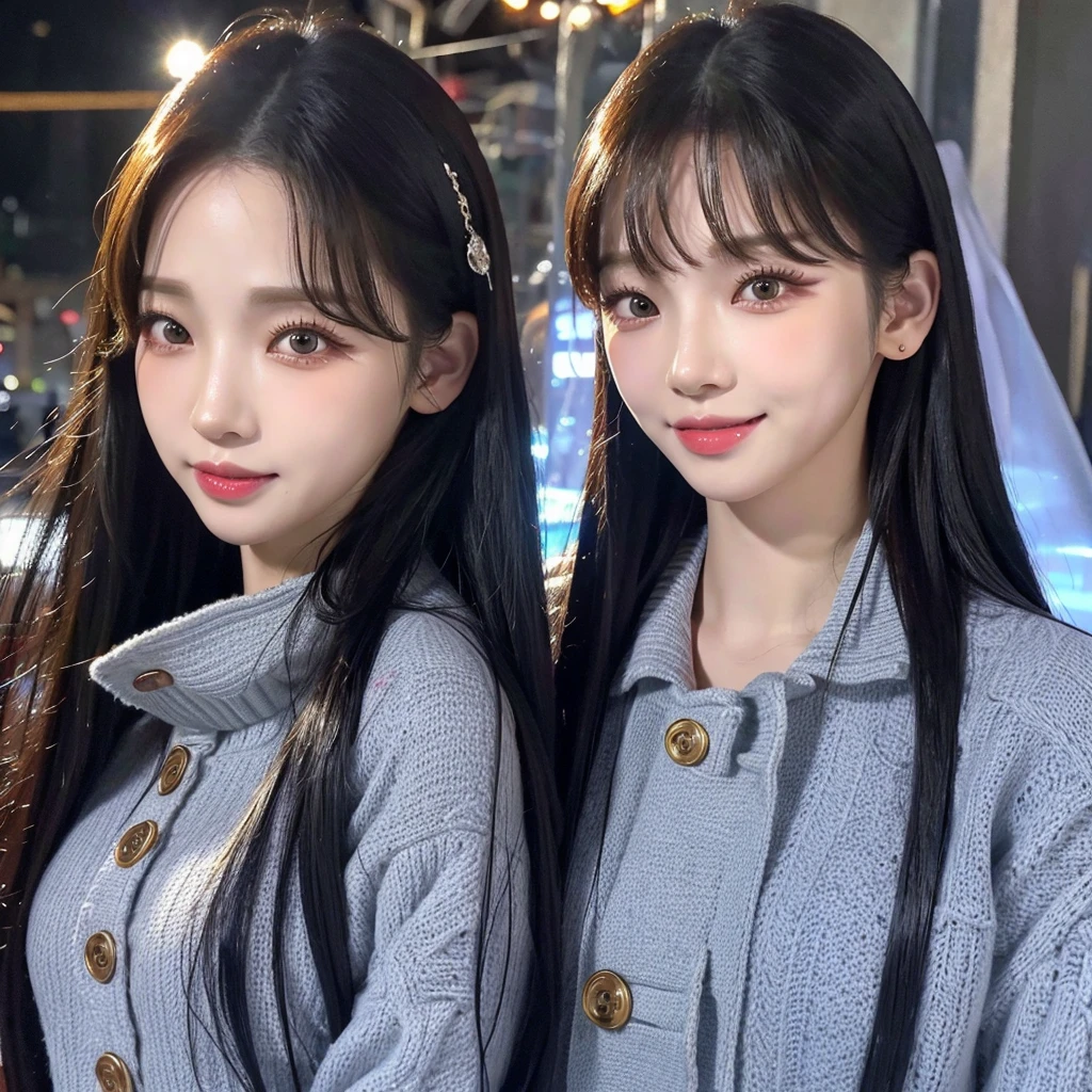 Highest quality、Impish Smile、alone、(full body)、Winter clothes、Japan One Girl、(whole body)、beauty、18-year-old、Elaborate depiction、Detailed facial depiction、Symmetrical body、Symmetrical face、Idol Costumes、Pointy Nose、Keep your mouth shut、Big Breasts、There is a shadow、Cool eyes、Cool look、Long eyelashes、Thick eyelashes、Double teeth、Properly aligned teeth、Sharp contours、distinct facial features、Shooting with a single-lens reflex camera、Abdominal muscles、Korean Idol、whole body images