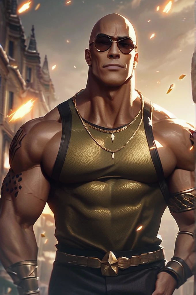 ((Лучшее качество)), ((шедевр)), (подробный), Dwayne the Rock Johnson