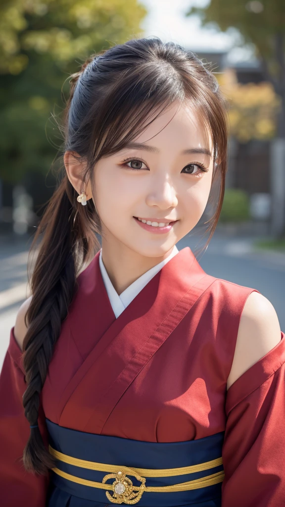 No sleeve, ponytail, Japanese Girls, 8k, Legal Photography, highest quality, masterpiece, Realistic, Photorealistic ultra-detailed, One Girl, cute, The best smile, Beautiful Eyes, Long Hair, Perfect Face,