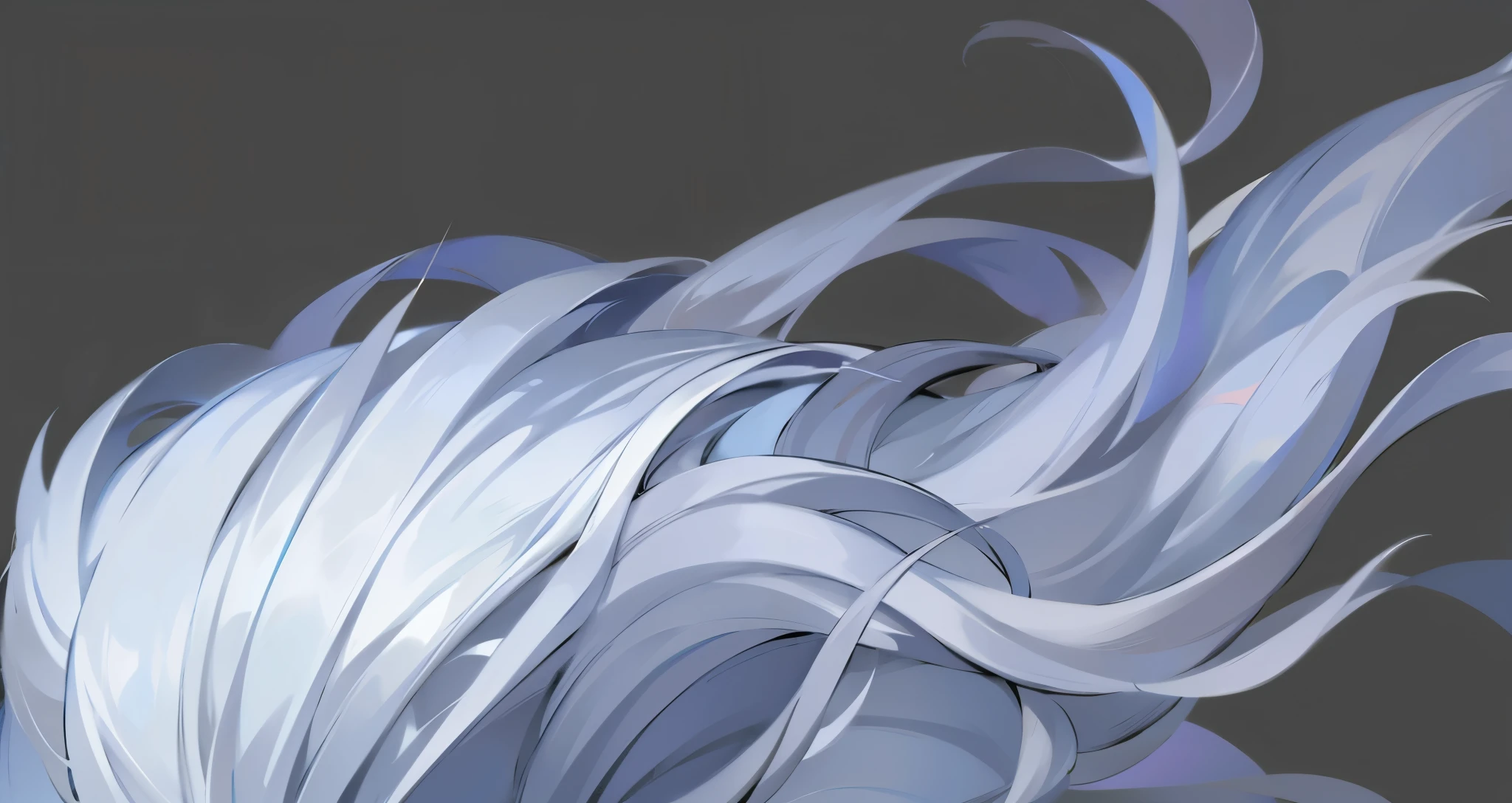 Long white hair、Full details,Fine hair,elegant,Swing with the wind,Disheveled