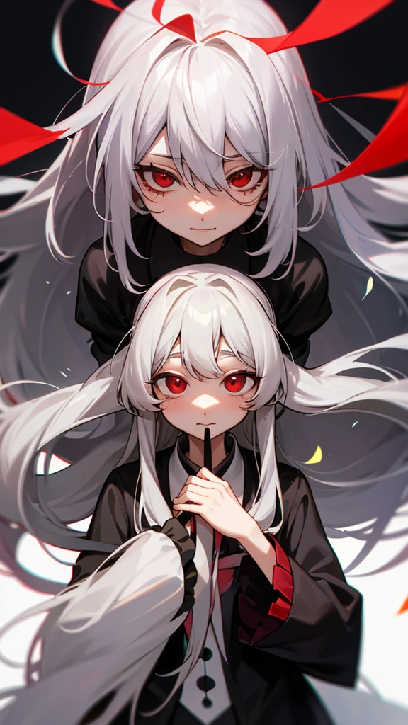 Highest quality I have long hair Gray Hair Yua Red eyes I don't have anything Odd Eye