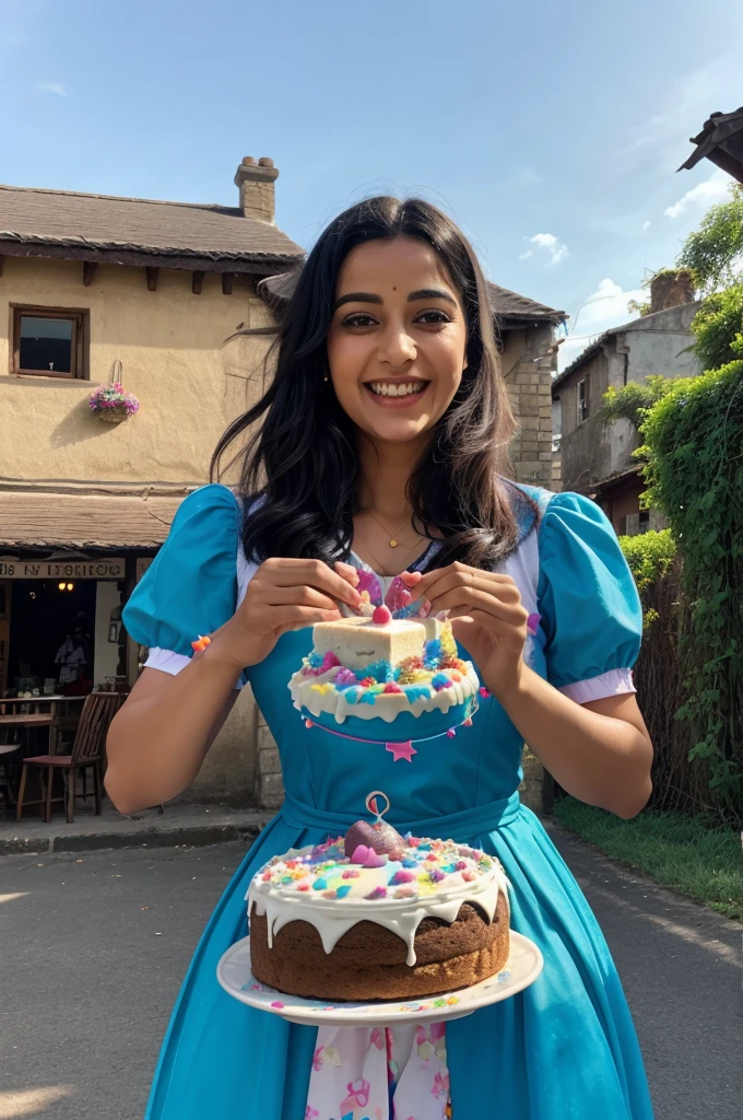 The magic cake helped spread joy and positivity throughout the village. Ria realized that happiness and positivity are the greatest magic of all.