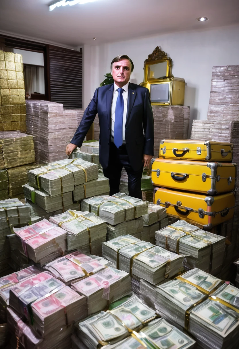 Bolsonaro and suitcases of money apartments