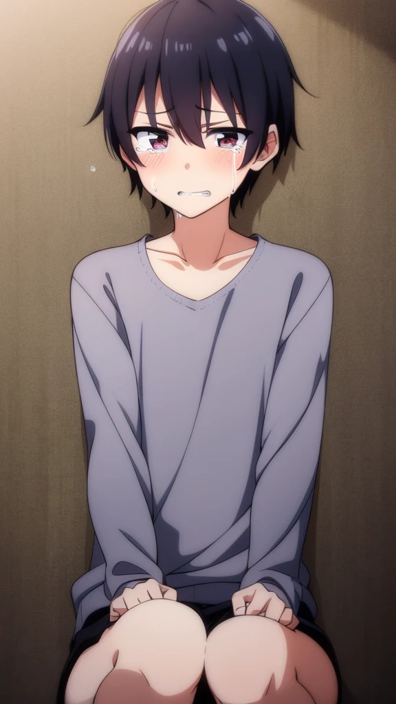 Japanese student style,,cool,,,A refreshing, athletic man,Still a virgin,,,boy,,,boys,,,Spiked Hair,charm,Slim figure,23 years old,,Tall,Everyday casual clothes,,,The male protagonist is,,With a confused look,,,,,Yeah.?why!?,,whyだ!?,,(突然街中でオレはComplete castrationされた:1.3),(Complete castration:1.3),(I am a boy who has failed miserably in becoming an adult man.),,Super manly is slowly declining,,Castrated male,,,Male end,End of child-bearing period,,Sexual sensations rise,,Daytime,Smooth,Skin texture,Functional beauty,shine,,,Breeze,A speck of dust,Natural light,face,hand,eye,blush,(tears,,,Saliva,,,),,Accuracy,,Ultra correct,Biological,Excellent detailed anatomy,4K,8k,Highest quality,Male Focus,,Depth of written boundary,Character Portrait,Black Hair,Punctuality,God changed his body,He is the only one who is absurd.,