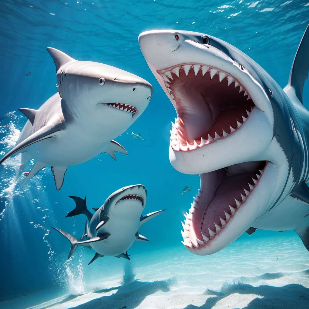 shark、Mascot style