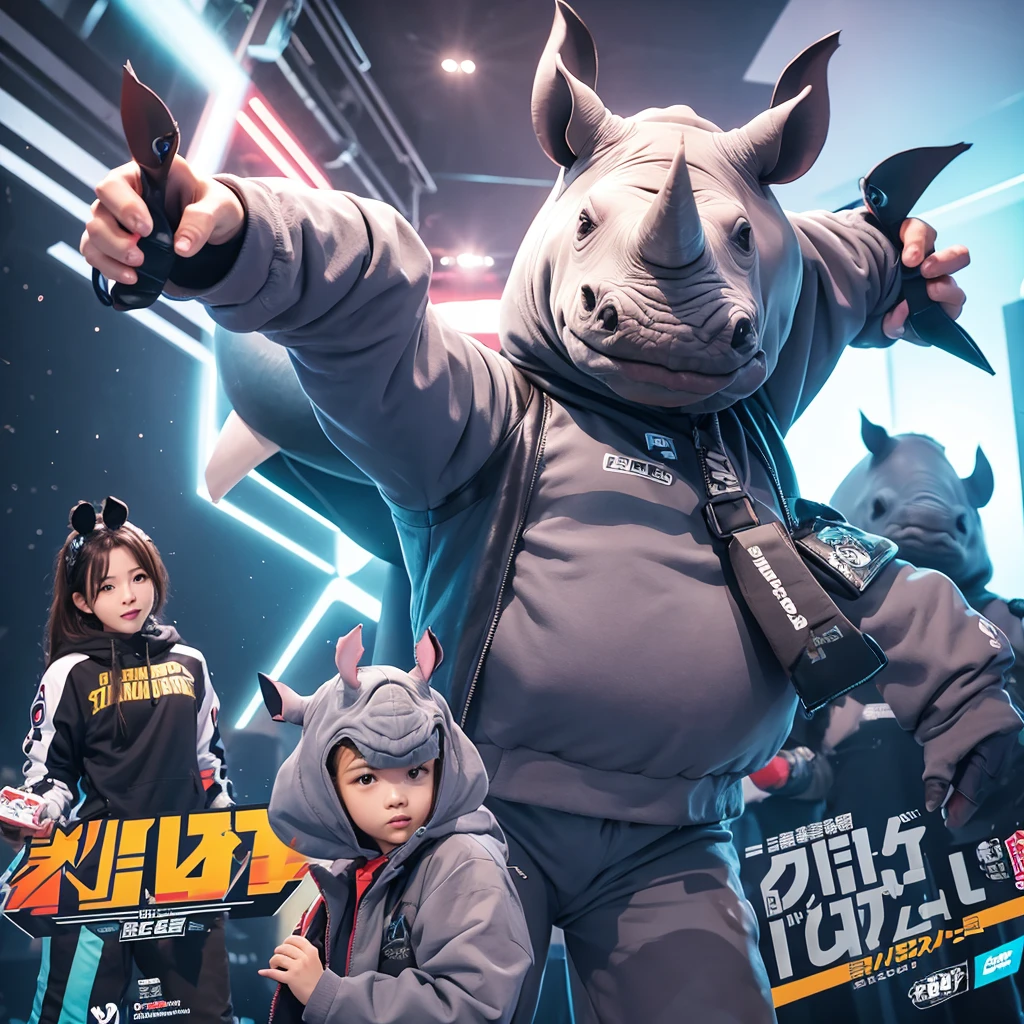 Rhino、Mascot style