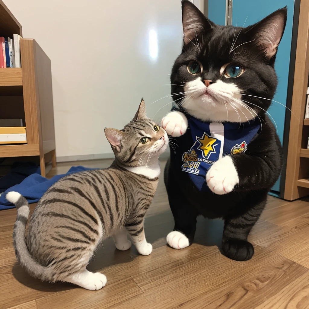 cat、Mascot style