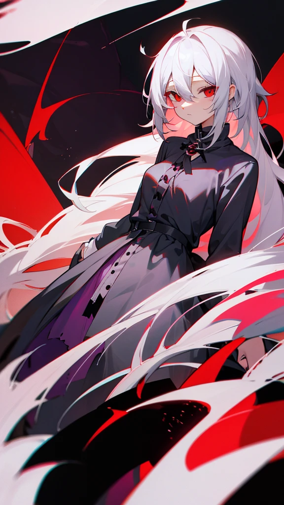 Highest quality I have long hair Gray Hair Sagume Rare God Red eyes I don't have anything Odd Eye One person