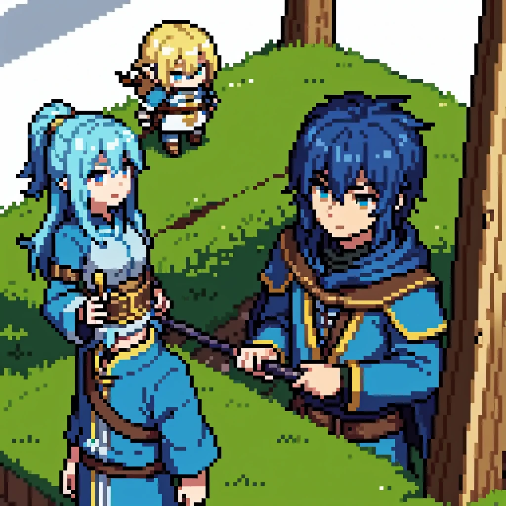 Swordsman(male)、Wizard(female)、hunter(male)、Bard(male)