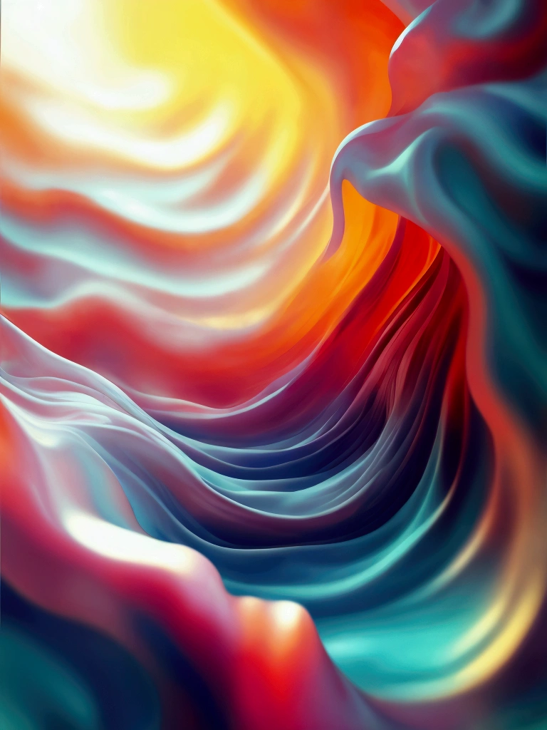 abstract background with waves