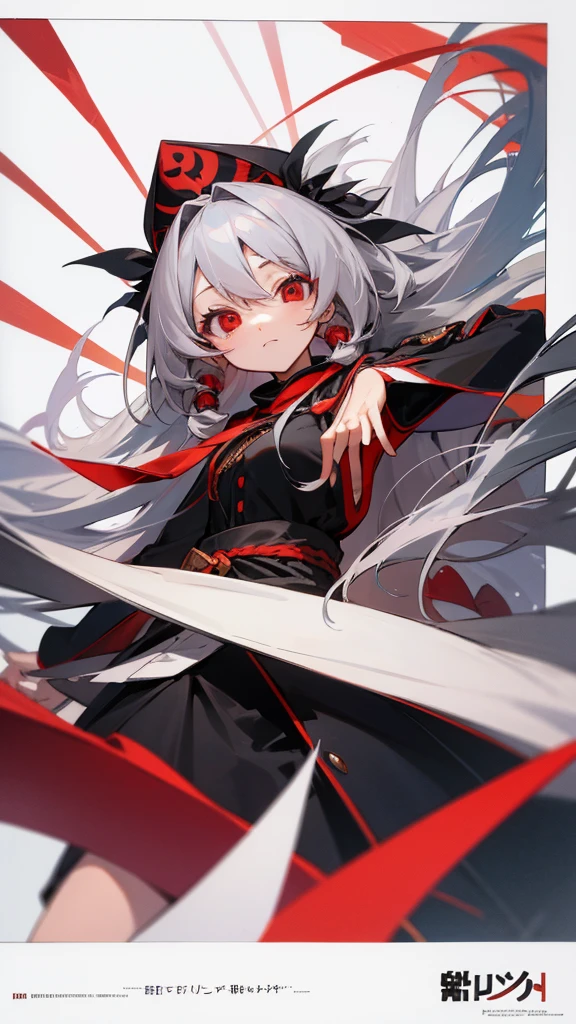 Highest quality I have long hair Gray Hair Hina Sorazaki Red eyes I don't have anything Odd Eye kind One person