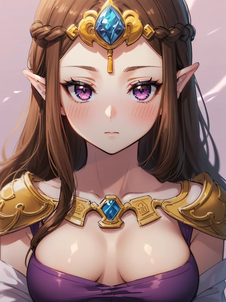 ((endure severe pain)),((Very detailed and 美しい face)),((Please show me both sides)),((((Face close-up)))),((((Exposed breasts)))),((()),((((Exposed shoulders)))),((((Upper Body)))),((Expressionless)),,((Arms behind head))Anime art style,masterpiece,(Highest quality), (Very detailedな),(Very delicate and 美しい),(alone),(Detailed face ),(((Nearby ~ eye))),(((((Mature Woman,Queen))))),((Very beautiful portrait)),(()),,((Straight Long Hair),()),(()),((Obscene)),(((Purple Blouse))),((Expressionless)),((Dark brown hair)),blush,Princess Zelda, ((Highest quality)), (Very detailed), ,((()),Princess Zelda, Ticker,)), ((vapor)),Nintendo, The Legend of Zelda,さらにblush