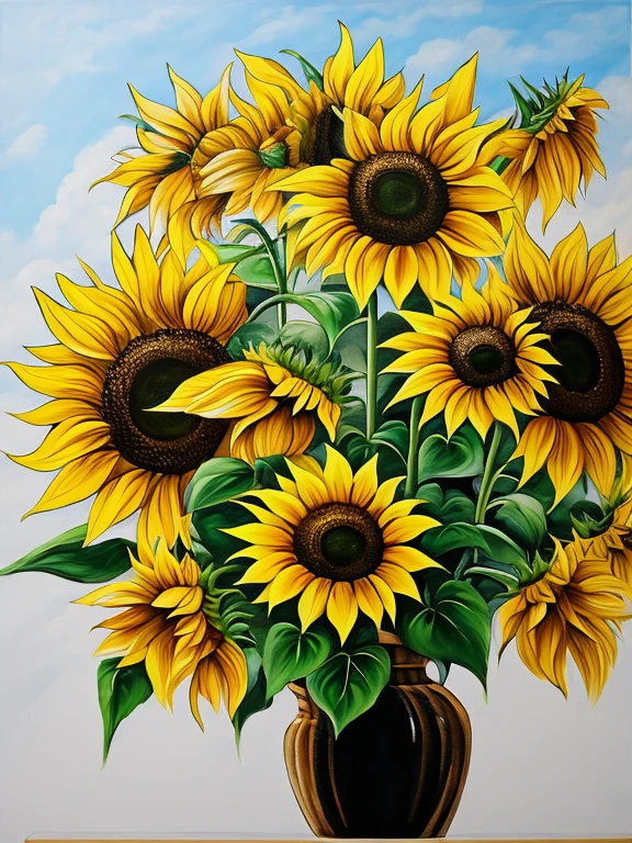 sunflower、Painting