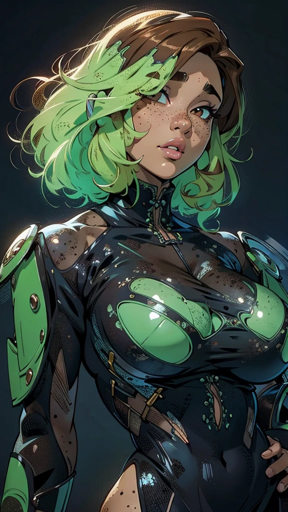 Beautiful thick mulatto woman, dressed as a nightgown model, voluptuous, (highly detailed face:1.5), large_breast, ample hips, insanely detailed accentuated big booty, greatly feminine proportioned, great aesthetics, ((highly detailed skin1:.2)), (freckles:1.2), (blemishes:1.0), (((brown hair))), 8k uhd, dslr, soft lighting, highest quality, film grain