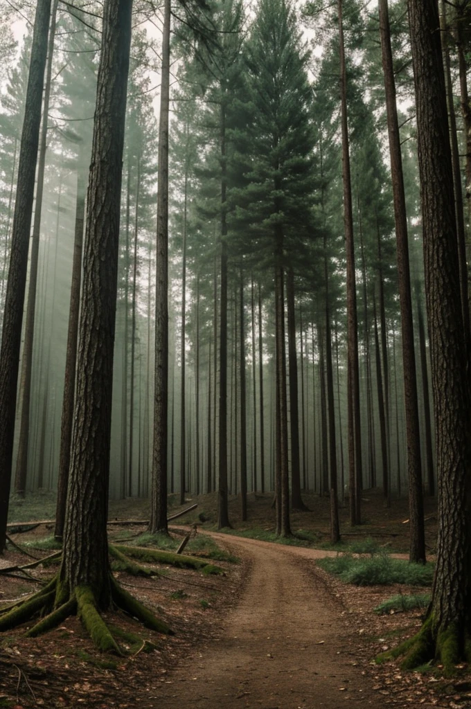 Disturbing forest image