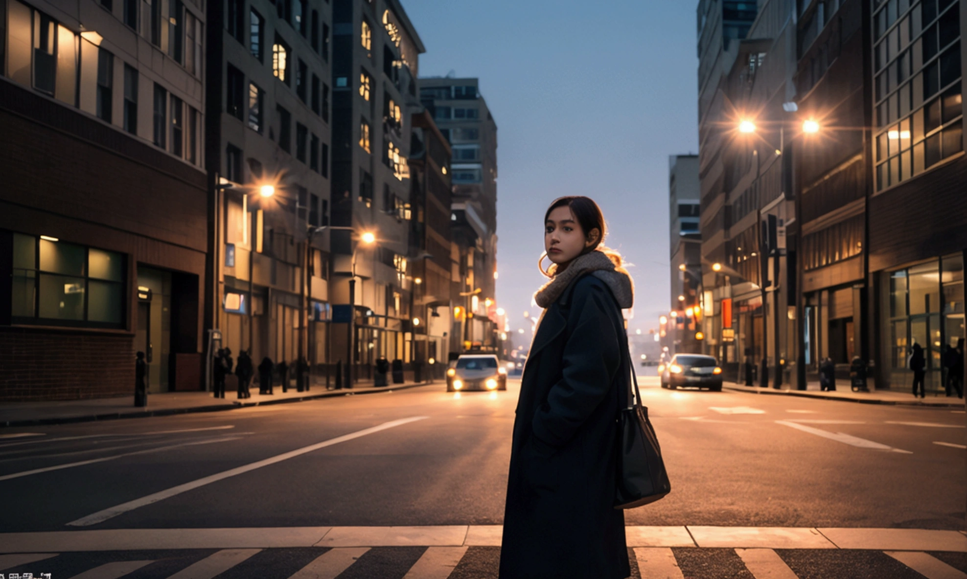 8k, RAW photo, best quality, masterpiece:1.2), (realistic, photorealistic:1.37) urban bustling scene