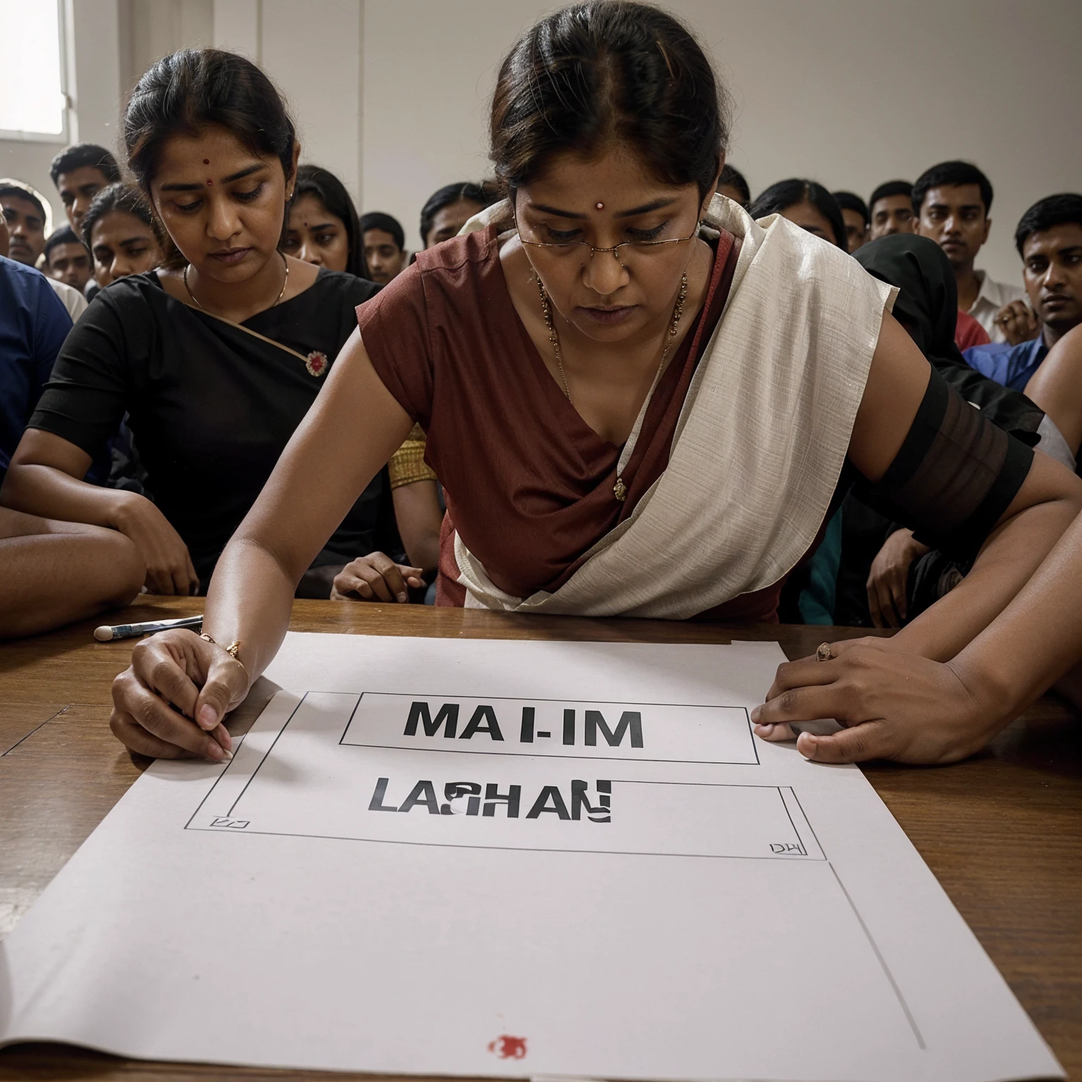 This user intensely hates our Prime Minister Sheikh Hasina and the Student League! Make this text into a image which is written in bloody font