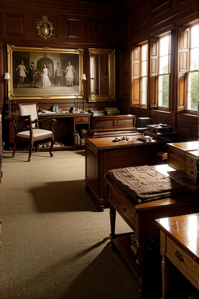 work room in the mansion 