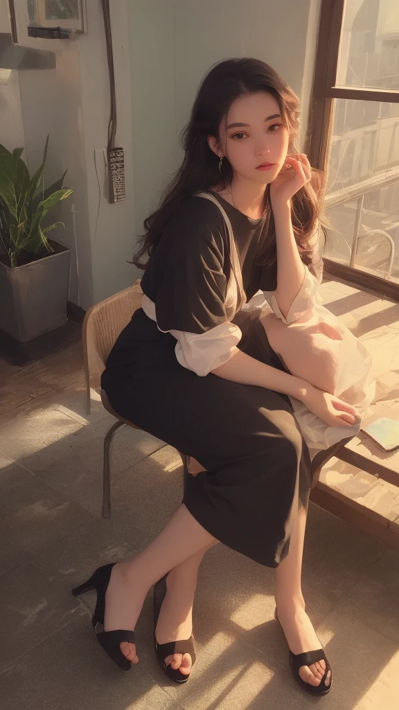 Big eyes、Black Room、Stained Glass Windows、Vase with roses、Lace curtains、夜中
The whole body is wet、An excited look、Dark Gothic Makeup、Dark Metal、Large margins、Patchy duplex、Eyes prone to black eyes、Long eyelashes、cute、
room made of stone girl、Gothic dress with collar、Knee-high socks、Twin tail hair、Beautiful and detailed eyes、Beautiful and detailed lips、High resolutionの顔、Long eyelashes、Cinematic composition、（Highest quality）、4K、8k、High resolution、masterpiece：1.2）、Super fine、sitting、Bold Pose、Moisturized skin、Sweaty、barefoot、Trance、Embarrassing、Masochistic、Blushing、Embarrassed、Trance expression、look back、Protruding buttocks、Distorted facial expressions、Flowing Tears、Soaking wet。Twin tail hair、Chained