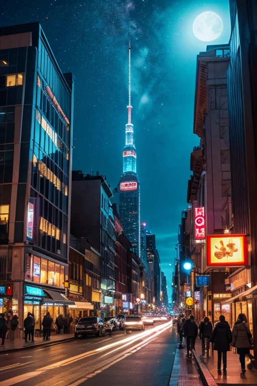 Fantastic night city images