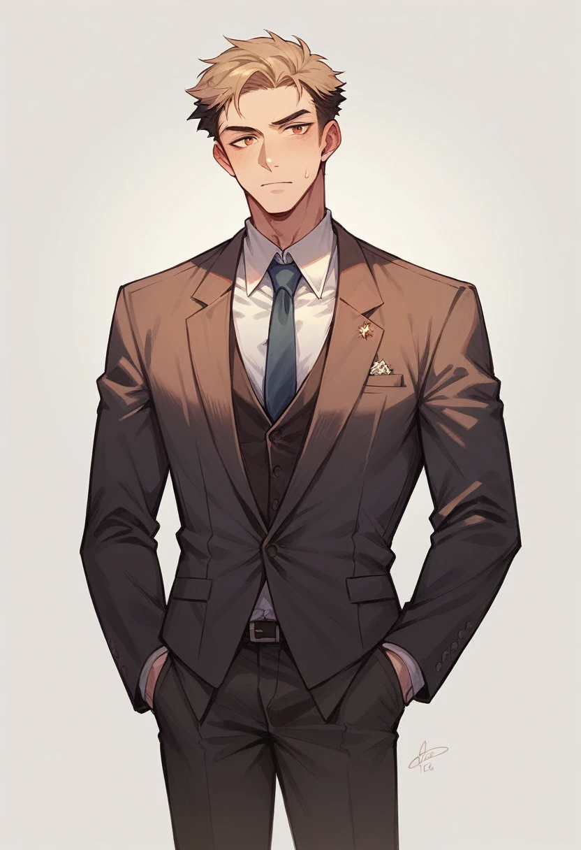 boy, red,suit,Dynamic