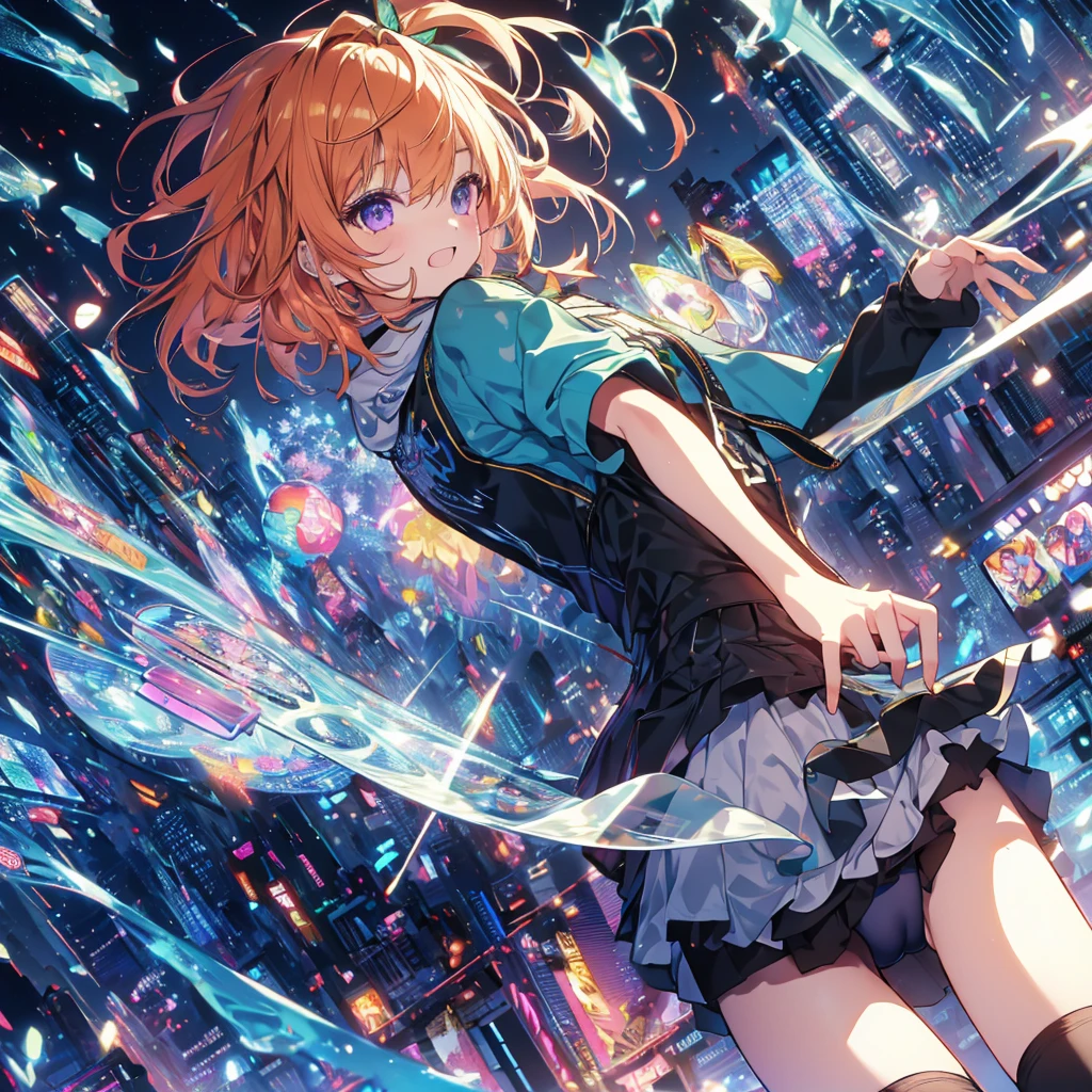 (Recall,push ups:1.3),(Camel Toe:1.3),Highest quality,Best image quality,Perfect Anatomy,masterpiece,Ultra-detailed,beautiful,super high quality, Highest quality,High resolution, Very detailed,Game CG,Dutch Angle ,beautiful細部までこだわった目,Visual Arts,Five Fingers, Perfect hands,Hide your hands, {{{One Girl}}}, beautiful詳細な女の子, Game CG, Spring flower, One curl on the outside, Short Bob Hair, Pastel orange hair, Purple eyes,Stylish accessories solo, breast enhancement, Medium Shoot, woman, Take-out, Laughter, huge ,,Pastel green checkered mini skirt,Black knee-highs, {{{{{Wearing a pastel green hoodie}}}}},Open your mouth, Daytime Classroom, wonderful, beautiful細部までこだわった目, Highest quality, Very delicate,Masseter muscle area,Highest quality,(Official Art、Highest quality、Unity 8k wallpaper、32K、masterpiece、Ultra-detailed、超High resolution、Realistic、Photorealistic:1.2)、(Cinema Lighting:1.2)、Fire Glow Effect、The most grainy shadows on the film、Side light、Side Shot、(Ultra-detailedで複雑な3Dレンダリング)、Atelier Series,
