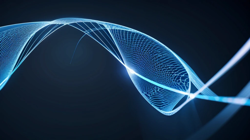 Dynamic image, showing the interaction of a person and a neural network