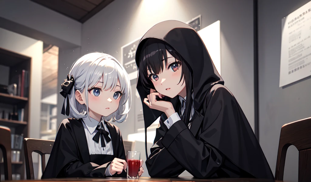 Tabletop、High resolution、A vortex of light like a science fiction movie、Grim Reaper and Japanese Gothic Lolita Girl&#39;Sickle、Delicate and precise writing、And soul、Awareness-raising
