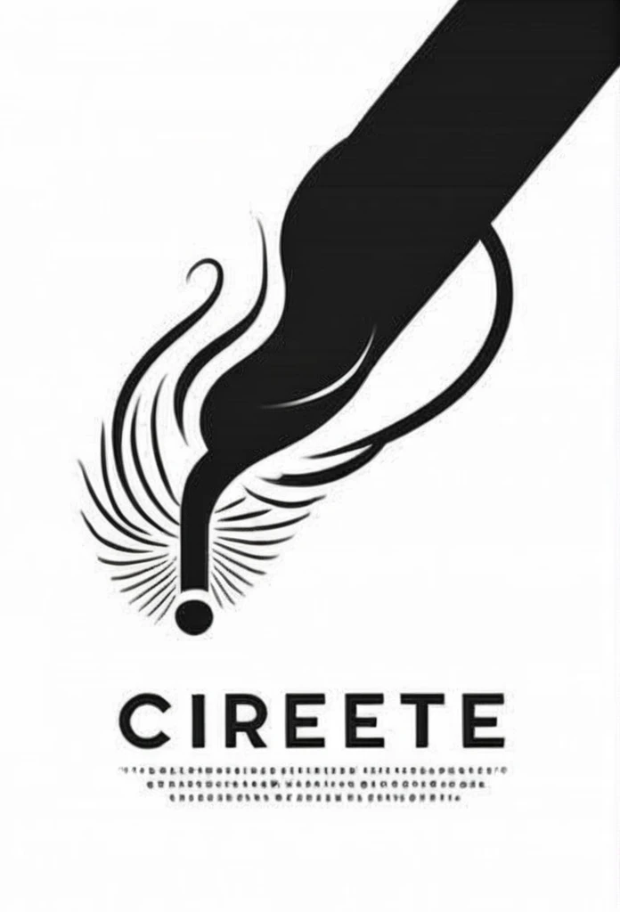 Graphic typography design quotes "

Cigarette smoke background white chic modern design
