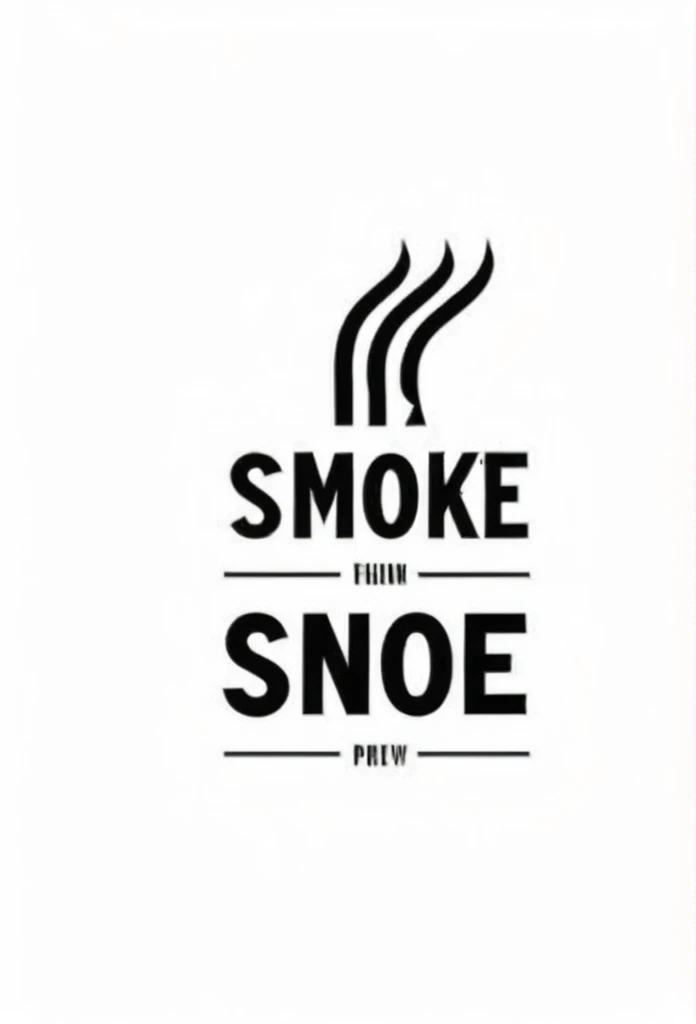 Graphic typography design quotes "
Cigarette smoke background white chic modern design