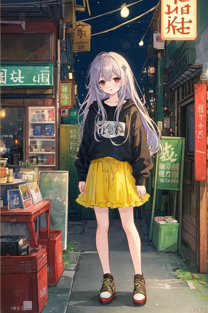 (masterpiece、Highest quality、Highest quality、Official Art、Beautiful and aesthetic:1.2)、Near future、Slum Street、Late at night、Lo-fi Hip Hop、Cafe with small lights、Residential Street、silence、It's raining a little、人いない景色anime background, anime wallpaper, anime, anime style, praise, praise style, Modern Japanese streets, Mountain々, Uphill, Japanese Convenience Stores, big retro japanese Store sign, Retro Japanese shop, wood, plant, rock, 植wood鉢, Store sign, Japanese Banner, Japanese Signs, flag, sunrise, Golden Hour, Golden lighting, Empty Streets, no one in sight, (no one: 1), Highest quality