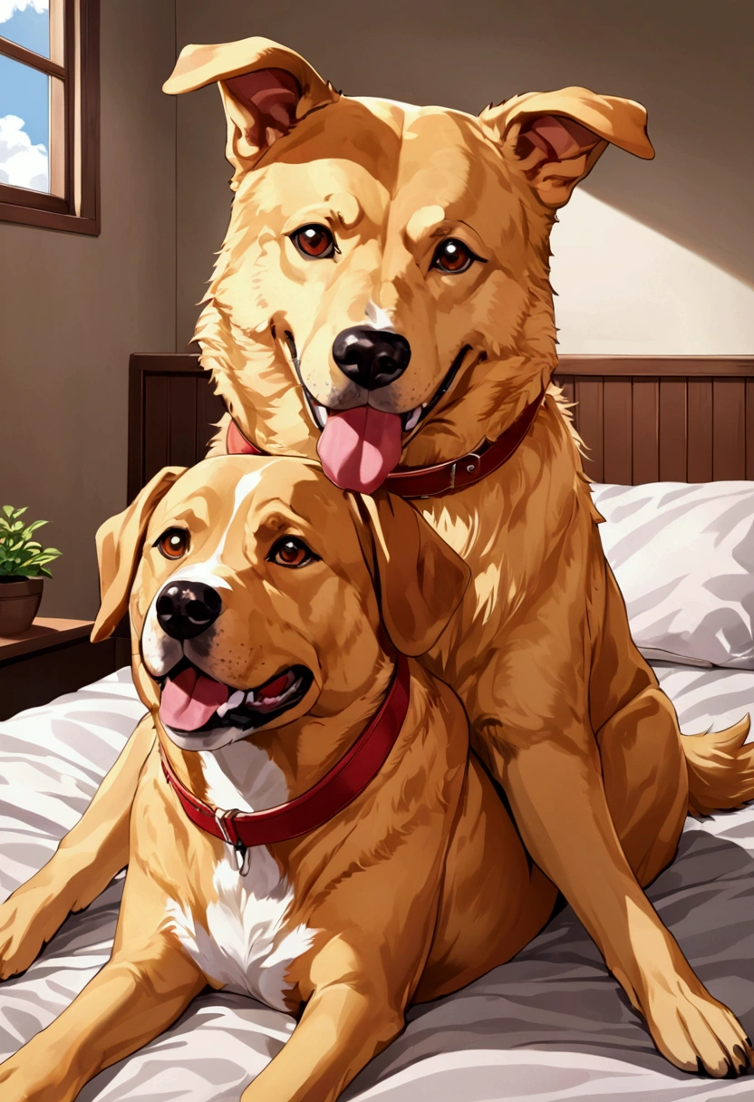 sex、{{{{dog and sex}}}}、best quality, 1 young girl, 1 dog, dog and girl having sex, dog large dick