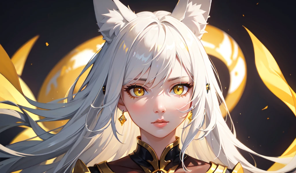 (Highest quality, 4K, 8k, High resolution, masterpiece:1.2), Very detailed, Detailed face, Lip and eye details, Expressive Face, Realistic, break BLARKY beautiful caucasian woman with very long straight white hair, (Yellow Eyes:1.4), Fair skin, Fox Girl, Animal earsの毛, Animal ears, Extra ears, Fox Ears, (Fox&#39;s Tail:1.5), bangs, Hair between the eyes, Long Side Lock, Large Breasts, (Age: 16, Height 162 cm), break 1girl, (White Theme), break Enchanted Succubus Seduction, Start with the lacy peekaboo bra set, which features floral patterns and intricate details, Add a touch of seduction to your ensemble, break Layer with a sheer kimono or robe adorned with butterfly and flower embroidery, Creates a fascinating and mysterious atmosphere, break Incorporate a matching demon tail, Embrace the playful and sexy succubus girl theme, break Choose elegant heeled sandals embellished with floral details, Enhances the overall glamorous look, break Consider a delicate butterfly wing accessory for a whimsical touch during photos or special moments, break Sunset hues drape an antique castle, A gateway to the lost glories of India and Persia. Among the weathered stones, A beautiful 16 year old girl、Walk gracefully through the echoing corridors. Her presence evokes timeless elegance., Seamlessly integrated into the historical tapestry. city, Bathed in the warm glow of twilight, Whispering tales of forgotten times. As the girl strolled along, Intricate patterns of sunlight dance on the old wall, See ornate sculptures and murals decorated with vibrant pigments. break (White Lingerie:1.5), break (アラビアまたはヒンズー教のcity, indoor, at night, moon),