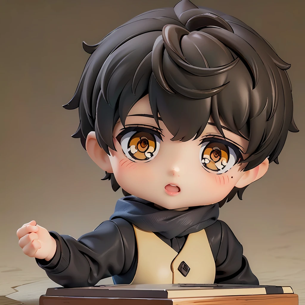 (8k, RAW Photos, 最high quality, masterpiece:1.2), high qualityのRAWカラー写真, Professional photo shoot,  ((Chibi Character, Nendoroid)), Background Blur, high quality, Bright colors, ((Very detailed, photo shoot)),