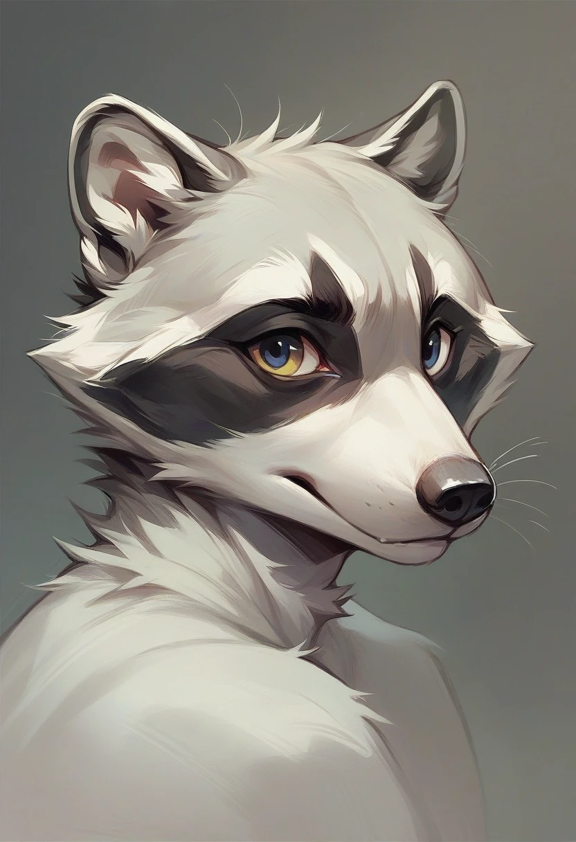 raccoon view from the back