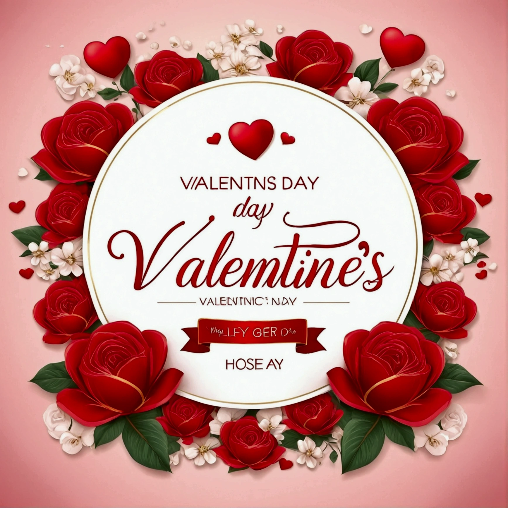 valentines day romantic poster
