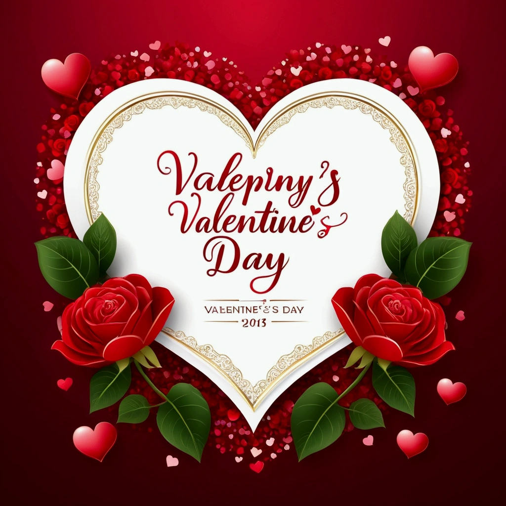 valentines day romantic poster